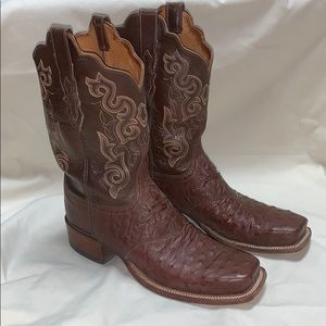 Lucchese 2000 Full Quill Ostritch Square T…
